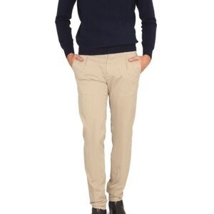 Aspesi Kahki Slim Fit Chino Pants Size 44